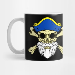 Pirate Captain - Skull with Beard Mug